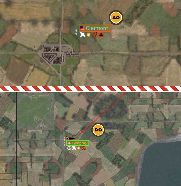 Ansicht AO (Attack-Objective) und DO (Defence-Objective)